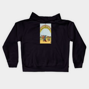 Ten of cups tarot card Kids Hoodie